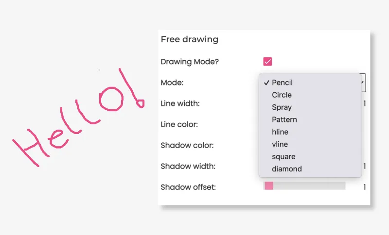 Snapied Drawing tools: Snapied design tool provides multiple Pen tools to suit your use cases and creative style.